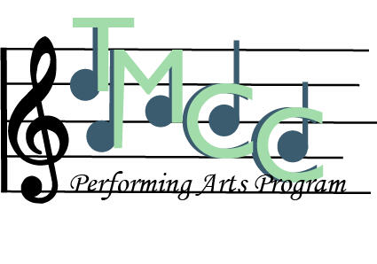 A logo concept for the TMCC performing arts program