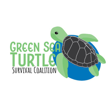 A concept logo for the Green Sea Turtle Survival Coalition